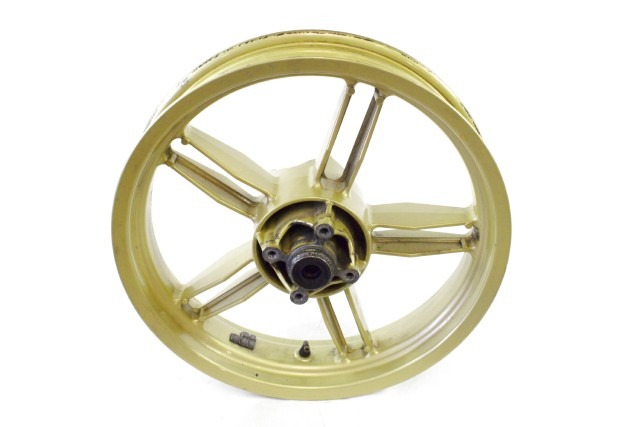 YAMAHA TZR 50 5WXF53702000 CERCHIO RUOTA POSTERIORE 17X3.50 FRONT WHEEL SEGNI DI USURA VEDI FOTO 5WXF53382000