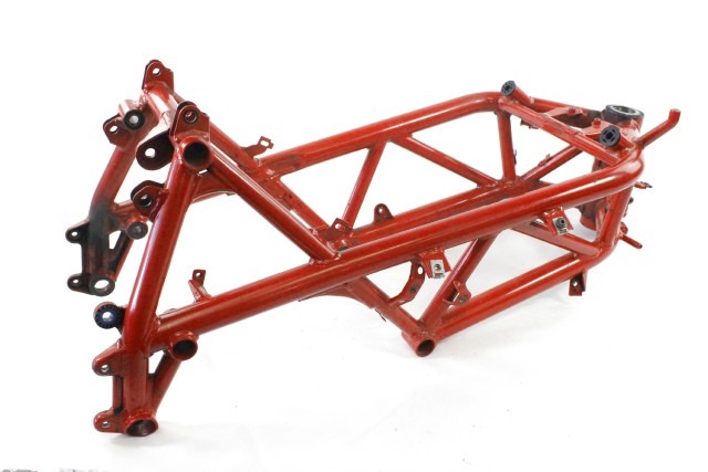 DUCATI 848 EVO CORSE 47011892BA TELAIO CON DOCUMENTI 11 - 13 FRAME WITH DOCUMENTS STORTO PIEGATO