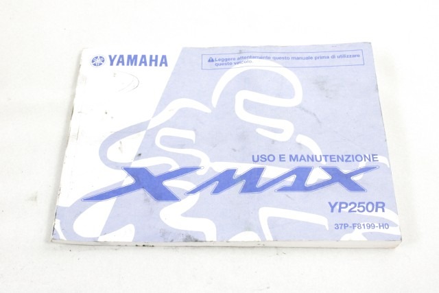 YAMAHA X-MAX 250 37PF8199H0 MANUALE USO E MANUTENZIONE YP250R 10 - 13 