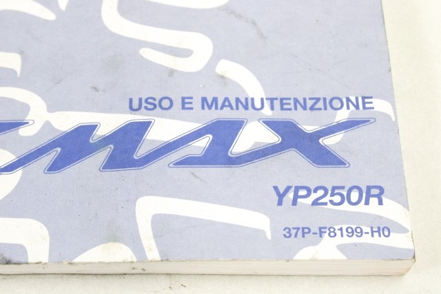 YAMAHA X-MAX 250 37PF8199H0 MANUALE USO E MANUTENZIONE YP250R 10 - 13 