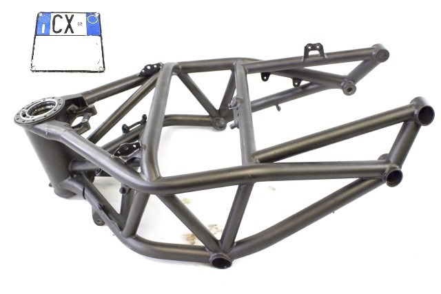 MV AGUSTA BRUTALE 910 S 80A0A9033 TELAIO CON DOCUMENTI 05 - 11 FRAME WITH DOCUMENTS CON AMMACCATURE VEDI FOTO