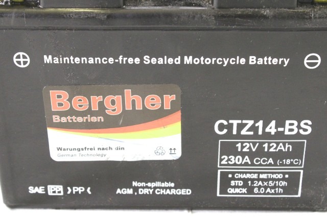 BATTERIA BERGHER CTZ14-BS 12V 12AH 230A BATTERY