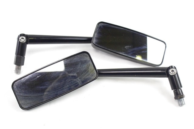 COPPIA SPECCHI RETROVISORI MOTO CUSTOM REARVIEW MIRRORS