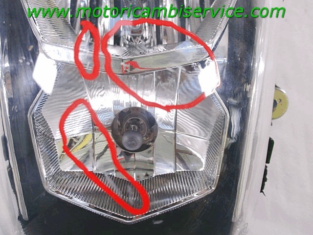 FARO FANALE ANTERIORE KAWASAKI ER-6N ABS (2012 -2016)230070195 CON DIFETTO DA LUCIDARE