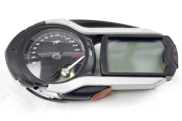 MV AGUSTA BRUTALE 990 R 8000B0910 STRUMENTAZIONE DANNEGGIATA DISPLAY OK 09 - 12 SPEEDOMETER 