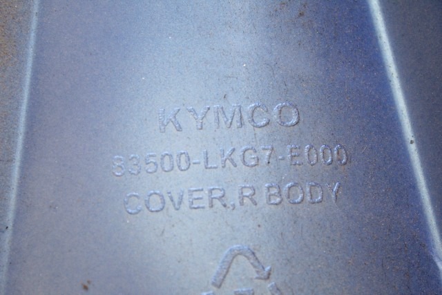 KYMCO K-XCT 300 83500LKG7E000 CARENA POSTERIORE DESTRA 12 - 17 REAR RIGHT FAIRING