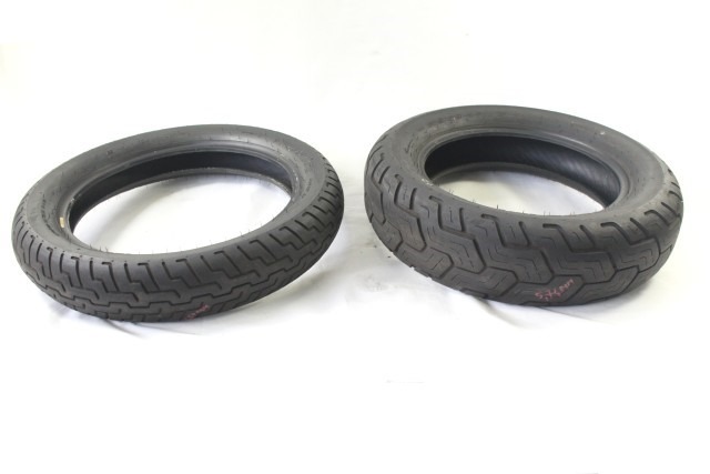 COPPIA PNEUMATICI DUNLOP D404F 120/90 R17 64S 4.50MM 160/80 R15 M/C 74S 5.74 MM ANNO 2022 TYRES