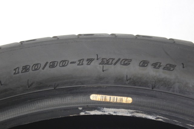 COPPIA PNEUMATICI DUNLOP D404F 120/90 R17 64S 4.50MM 160/80 R15 M/C 74S 5.74 MM ANNO 2022 TYRES