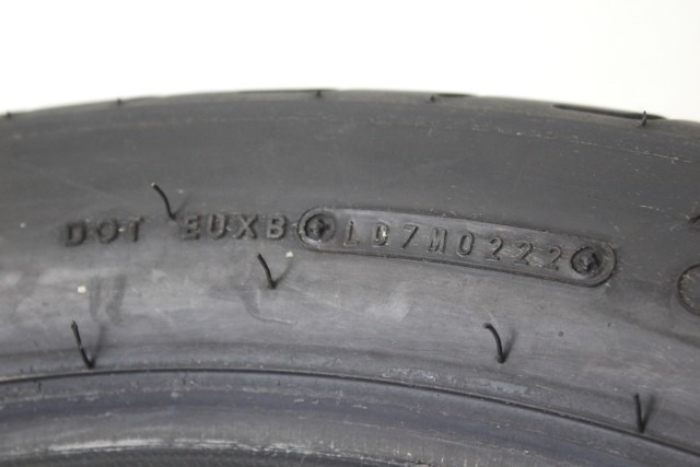 COPPIA PNEUMATICI DUNLOP D404F 120/90 R17 64S 4.50MM 160/80 R15 M/C 74S 5.74 MM ANNO 2022 TYRES