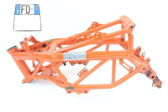 KTM 125 DUKE 93003001100EB TELAIO CON DOCUMENTI 21 - 23 FRAME WITH DOCUMENTS 93003001000EB