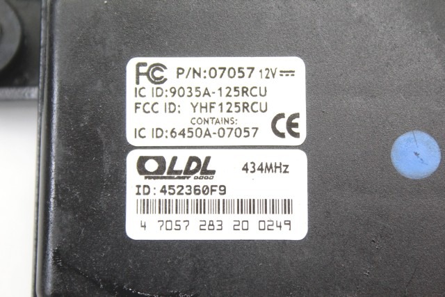 TRIUMPH STREET TRIPLE RS 765 9035A 125RCU CENTRALINA RELÈ MODULO ACCENSIONE 20 - 22 STAR CONTROL UNIT