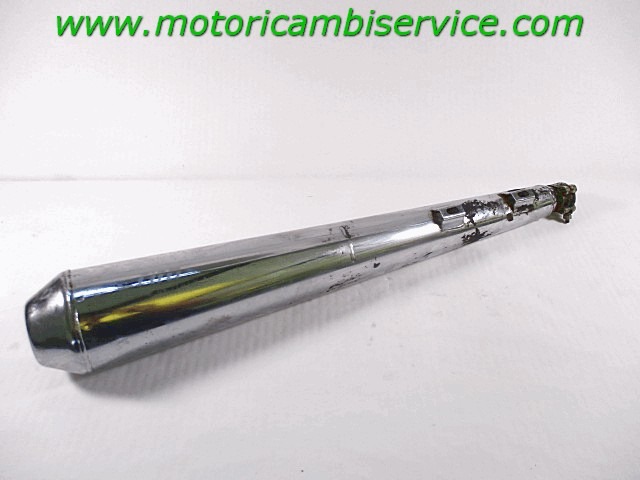 SILENZIATORE TERMINALE DI SCARICO MOTO MORINI 3 1/2 STRADA (1973-1983) MARCA SITO DA RESTAURARE