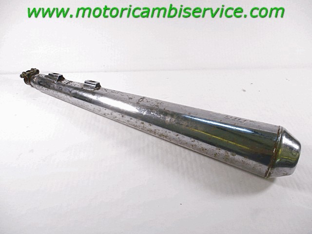 SILENZIATORE TERMINALE DI SCARICO MOTO MORINI 3 1/2 STRADA (1973-1983) MARCA SITO DA RESTAURARE