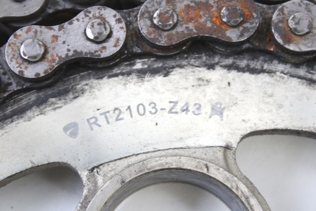 DUCATI PANIGALE V2 44910841A 49411852AA KIT CATENA CORONA PIGNONE (5.000 KM)  20 - 24 SPROCKET CHAIN KIT 49411851AA