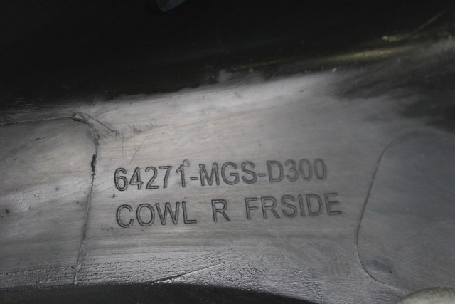 HONDA NC 700 X 64271MGSD300 COVER DESTRA RC63 12 - 13 RIGHT COVER