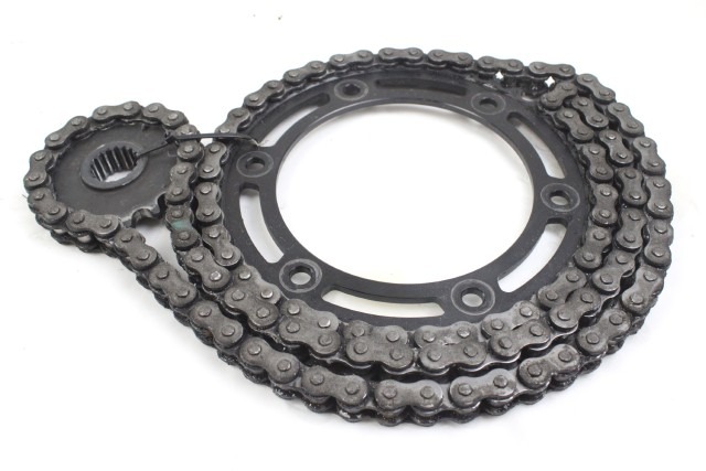 BMW F 700 GS 27008528290 33837729213 27717708480 KIT CATENA CORONA PIGNONE K70 14 - 17 CHAIN SPROCKETS KIT