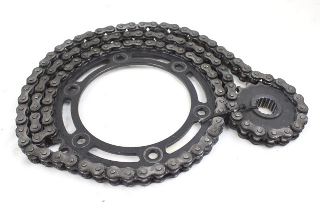BMW F 700 GS 27008528290 33837729213 27717708480 KIT CATENA CORONA PIGNONE K70 14 - 17 CHAIN SPROCKETS KIT