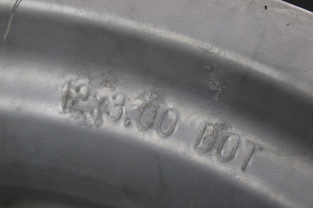 KYMCO DINK 150 LX CERCHIO RUOTA ANTERIORE 12X3.00 99 - 02 FRONT WHEEL