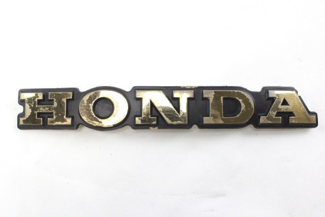 HONDA GOLD WING GL 1100 87122463000 STEMMA SERBATOIO SINISTRA 80 - 83 FUEL TANK LEFT EMBLEM ATTACCHI DANNEGGIATI