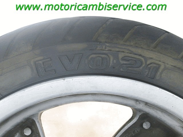 CERCHIO RUOTA ANTERIORE 13 POLLICI MALAGUTI MADISON T 150 (1999-2001) 1-000-299-031 FRONT WHEEL GOMMA DA SOSTITUIRE