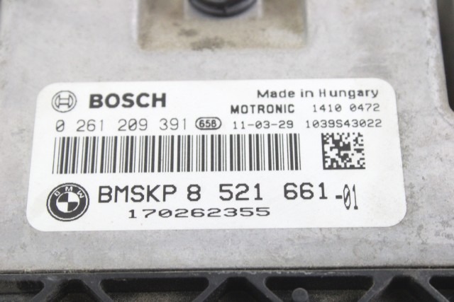 BMW R 1200 R 13618521661 51257700072 KIT CHIAVI ECU ACCENSIONE K27 09 - 14 KEYS LOCKS ECU KIT