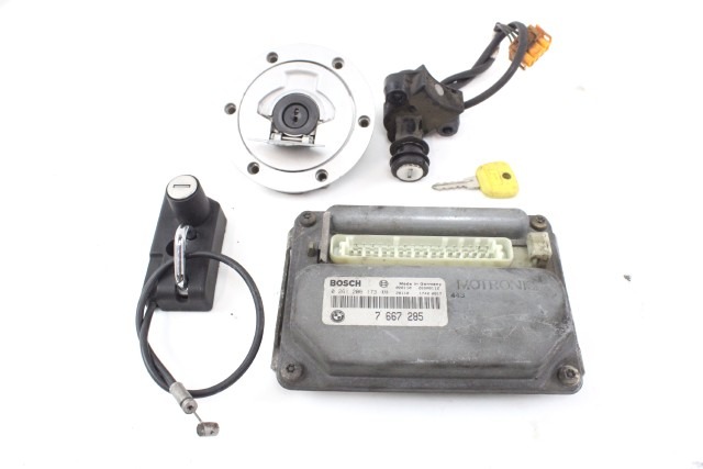 BMW R 1150 R 51252313183 KIT CHIAVI ECU ACCENSIONE R28 99 - 07 KEY LOCK ECU KIT