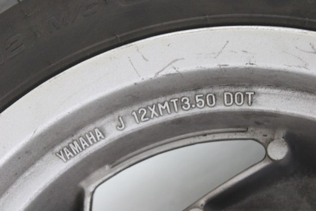 YAMAHA MAJESTY 250 DX 5GM253380035 CERCHIO RUOTA POSTERIORE 12X3.50 YP250D 98 - 02 REAR WHEEL