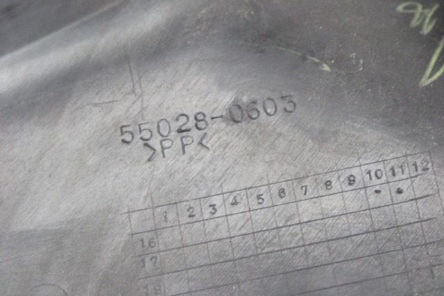 KAWASAKI NINJA 650 550280603 CARENA COVER LATERALE DESTRA EX650KA2 17 - 19 REAR RIGHT FAIRING