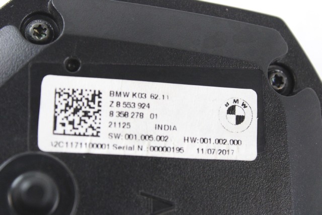 BMW G 310 GS 62118393702 STRUMENTAZIONE CONTACHILOMETRI K02 16 - 20 SPOEEDOMETER 62119444610 62118358278